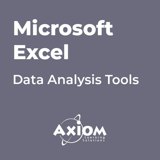 Microsoft Excel - Data Analysis Tools