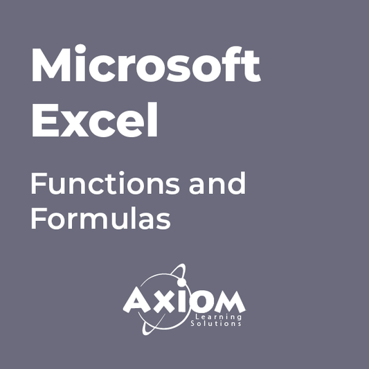Microsoft Excel - Functions and Formulas