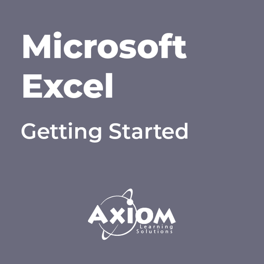Microsoft Excel - Getting Started