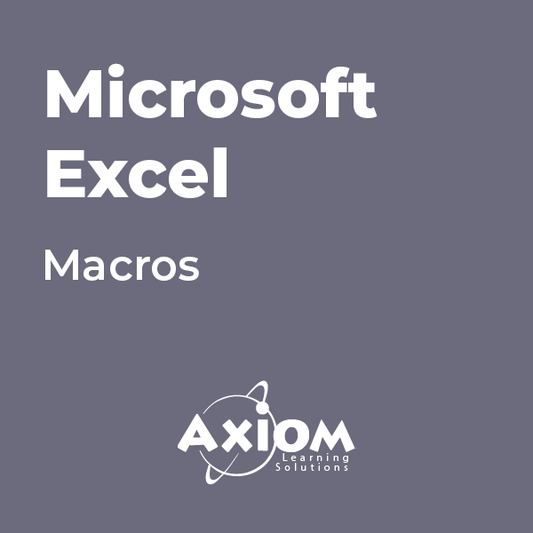 Microsoft Excel - Automating Tasks with Macros