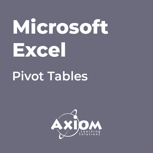 Microsoft Excel - Pivot Tables