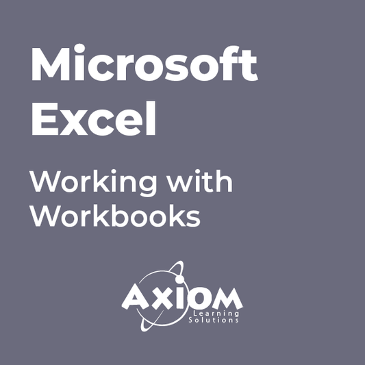 Microsoft Excel - Working with Workbooks