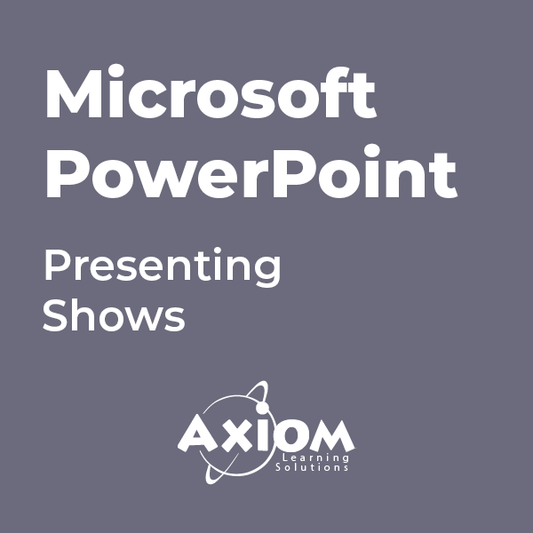 Microsoft PowerPoint Presenting Shows