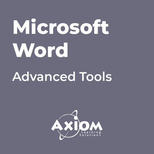 Microsoft Word - Advanced Tools